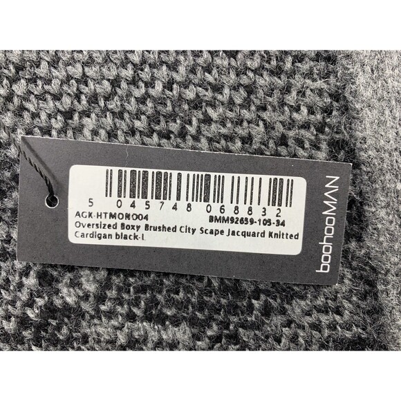 Boohoo Gray and Black Limited Edition Cardigan - Picture 9 of 16